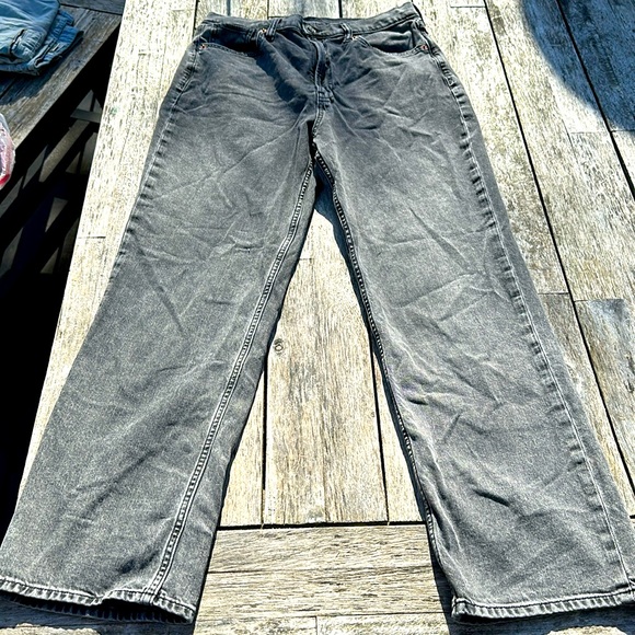 GAP loose fit high rise washed grey jeans - Picture 1 of 2